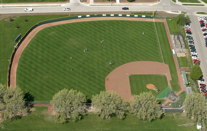 baseball field aerial